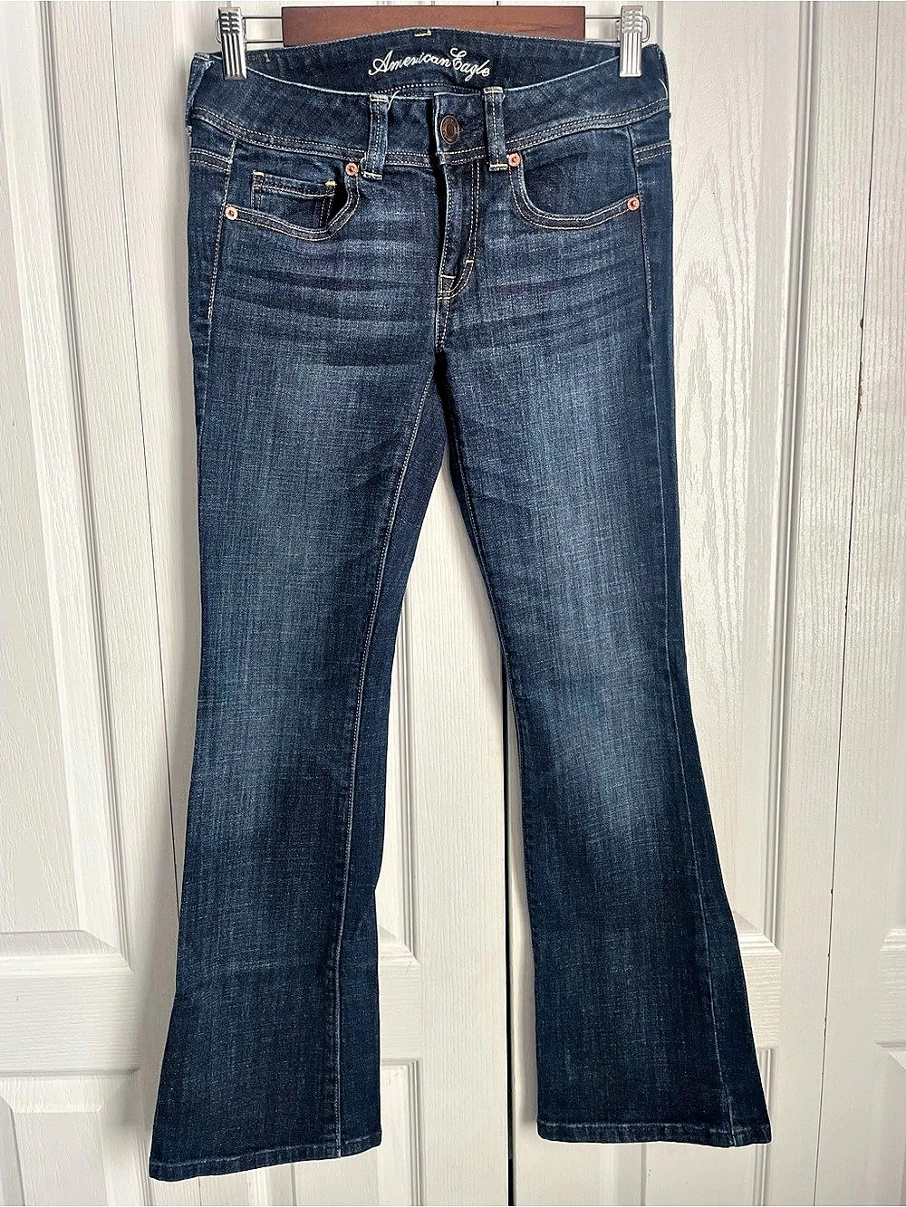 American Eagle Stretch Original Boot Jeans, Size 2 Short